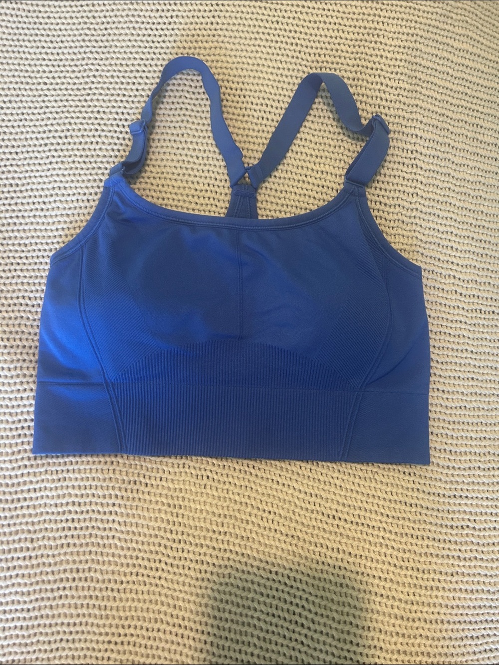 All in Motion Blue Racerback Sports Bra - Royal Blue